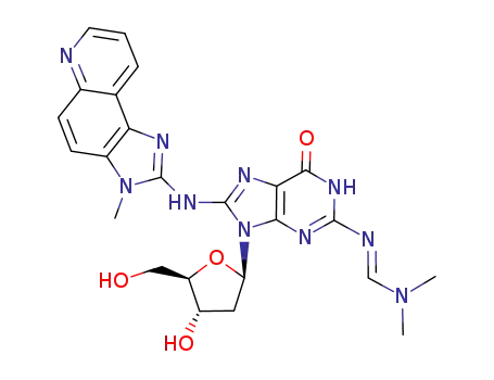 N<sup>2</sup>-[(dimethylamino)methylene]-8-[[(3-methyl-3H-imidazo[4,5-f]quinolin-2-yl)amino]-β-D-2'-deoxyribofuranosyl]guanine