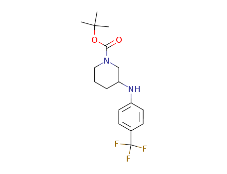 1-Piperidinecarboxylicacid, 3-[[4-(trifluoromethyl)phenyl]amino]-, 1,1-dimethylethyl ester