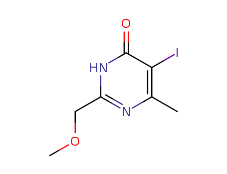 5-iodo-2-(methoxymethyl)-6-methylpyrimidin-4(3H)-one