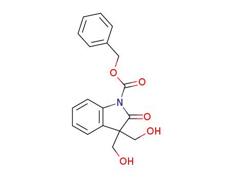 Molecular Structure of 685089-19-4 (1-(benzyloxycarbonyl)-3,3-bis(hydroxymethyl)oxindole)