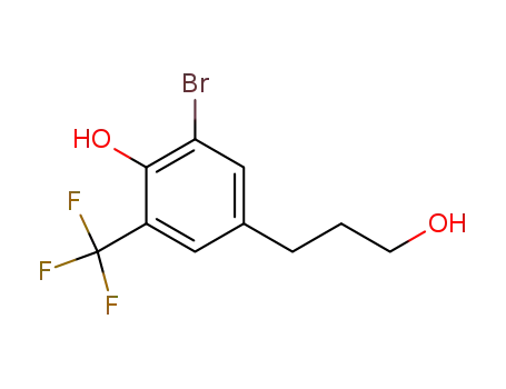 Benzenepropanol, 3-bromo-4-hydroxy-5-(trifluoromethyl)-