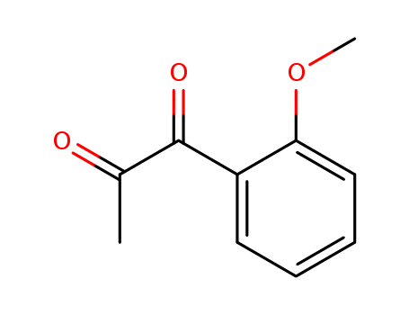 Molecular Structure of 39951-14-9 (1,2-Propanedione, 1-(2-methoxyphenyl)-)