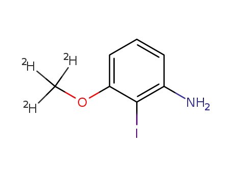2-iodo-3-trideuteriomethoxy-1-aminobenzene