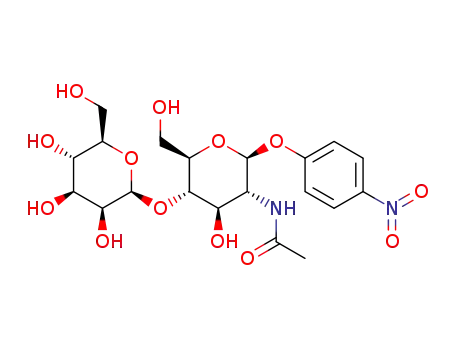 Molecular Structure of 184377-56-8 (GAL1-B-4GLCNAC-A-PNP)