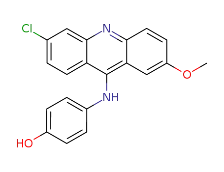 4-((6-Chloro-2-methoxyacridin-9-yl)amino)phenol