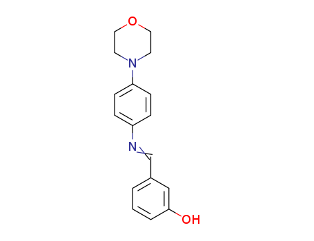 Phenol,3-[[[4-(4-morpholinyl)phenyl]imino]methyl]- cas  7466-67-3