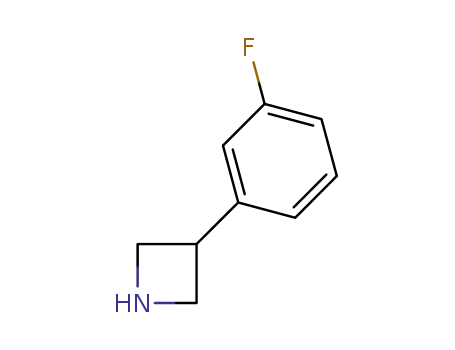 Molecular Structure of 1203798-80-4 (3-(3-Fluorophenyl)azetidine)