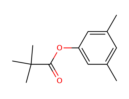 Molecular Structure of 61019-06-5 (Propanoic acid, 2,2-dimethyl-, 3,5-dimethylphenyl ester)