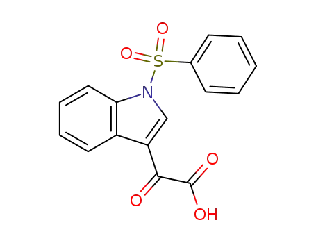(1-benzenesulfonyl-1H-indol-3-yl)oxoacetic acid