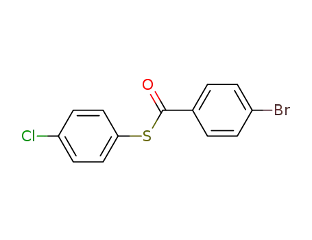 Benzenecarbothioic acid, 4-bromo-, S-(4-chlorophenyl) ester