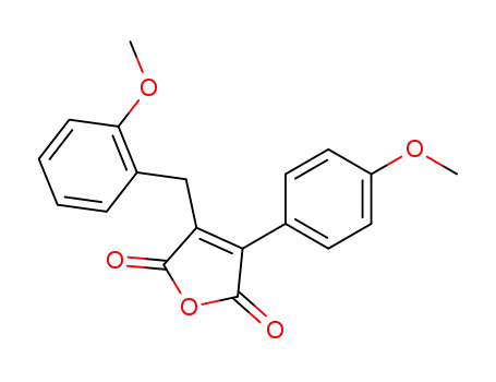 2,5-Furandione, 3-(4-methoxyphenyl)-4-[(2-methoxyphenyl)methyl]-