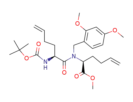 N-(N-(Boc)-L-homoallylglycyl)-N-(2,4-dimethoxybenzyl)-L-homoallylglycine methyl ester