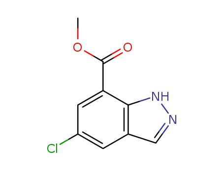 methyl 5-chloro-1H-indazole-7-carboxylate
