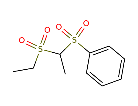 Molecular Structure of 53876-93-0 (Benzene, [[1-(ethylsulfonyl)ethyl]sulfonyl]-)