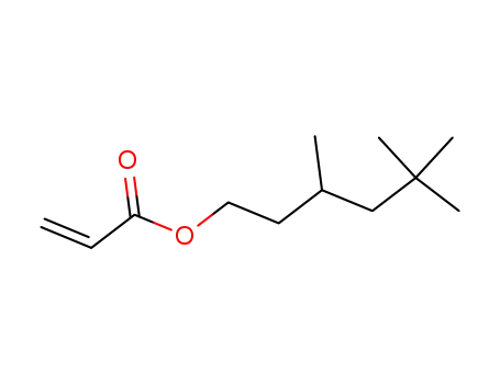 Molecular Structure of 45125-03-9 (3,5,5-TriMethylhexyl acrylate)