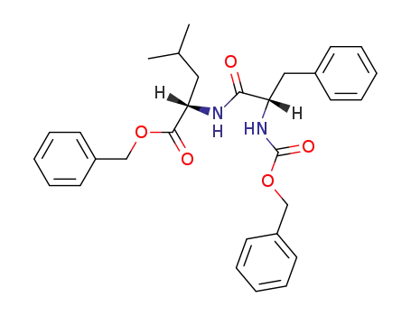 Molecular Structure of 60641-89-6 (L-Leucine, N-[N-[(phenylmethoxy)carbonyl]-L-phenylalanyl]-,
phenylmethyl ester)