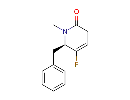 (6R)-6-benzyl-3,6-dihydro-5-fluoro-1-methylpyridin-2-one