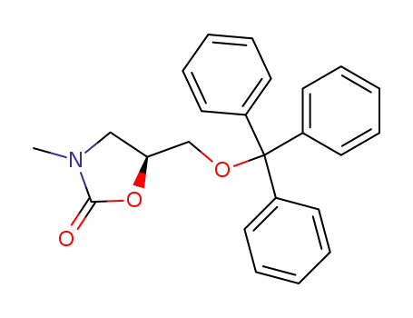 2-Oxazolidinone, 3-methyl-5-[(triphenylmethoxy)methyl]-, (5S)-