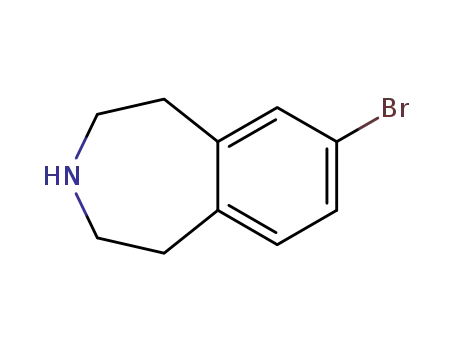 Molecular Structure of 740842-86-8 (7-bromo-2,3,4,5-tetrahydro-1H-benzo[d]azepine)