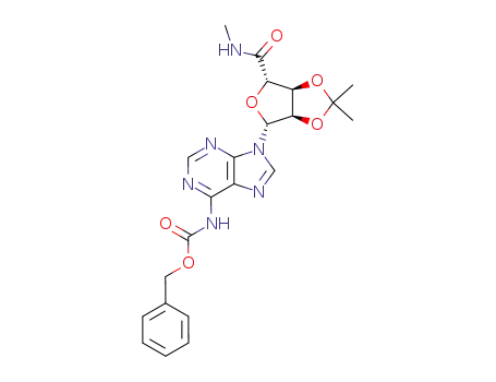 [9-((3aR,4R,6S,6aS)-2,2-Dimethyl-6-methylcarbamoyl-tetrahydro-furo[3,4-d][1,3]dioxol-4-yl)-9H-purin-6-yl]-carbamic acid benzyl ester