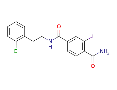 N<sup>4</sup>-[2-(2-chlorophenyl)ethyl]-2-iodoterephthalamide