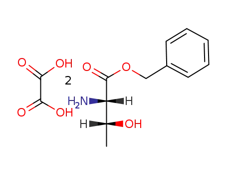 Molecular Structure of 86088-59-7 (L-Threonine benzyl ester hemioxalate)