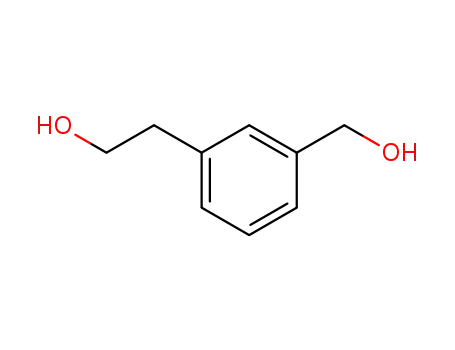 Molecular Structure of 4866-86-8 (Benzeneethanol, 3-(hydroxymethyl)-)