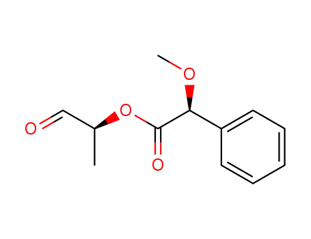 (S)-2-hydroxypropanal (S)-α-methoxyphenylacetic acid ester
