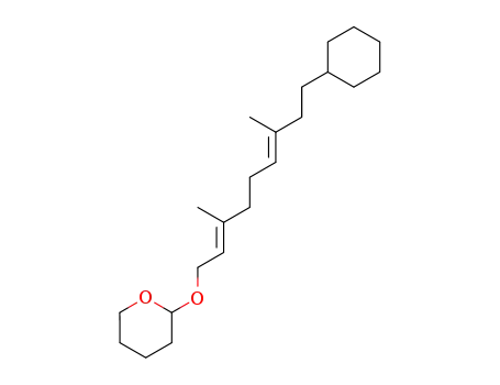 (2E,6E)-9-cyclohexyl-3,7-dimethyl-1-tetrahydro-2-pyranyloxy-2,6-nonadien-1-ol