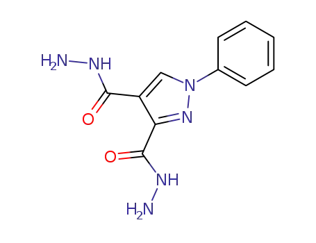 1-(phenyl)-1H-pyrazol-3,4-dicarbohydrazide