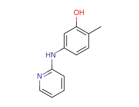 Molecular Structure of 100142-25-4 (2-Methyl-5-[2]pyridylamino-phenol)