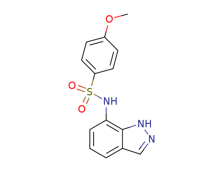 4-methoxy-N-(7-indazolyl)benzenesulfonamide