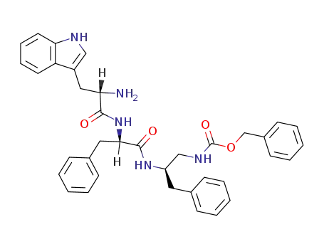 (2-(R)-{2-(S)-[2-(S)-amino-3-(1H-indol-3-yl)propionylamino]-3-phenylpropionylamino}-3-phenylpropyl)carbamic acid benzyl ester