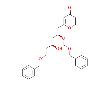 2-((2S,4S)-6-Benzyloxy-2-benzyloxymethoxy-4-hydroxy-hexyl)-pyran-4-one