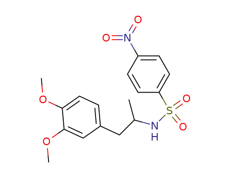 rac-N-4-nitrobenzenesulfonyl-α-methyl-3,4-dimethoxyphenethylamine