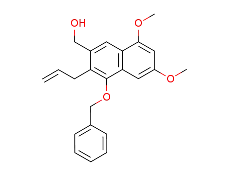 (3-allyl-4-benzyloxy-6,8-dimethoxy-2-naphthyl)methanol