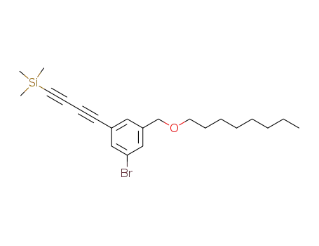 Silane, [4-[3-bromo-5-[(octyloxy)methyl]phenyl]-1,3-butadiynyl]trimethyl-