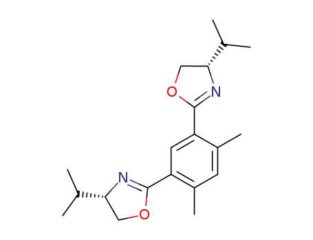 Molecular Structure of 929896-22-0 ((S,S)-4,6-Bis(4-isopropyl-2-oxazolin-2-yl)-M-xylene)