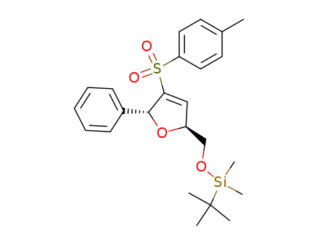 tert-Butyl-dimethyl-[(2S,5R)-5-phenyl-4-(toluene-4-sulfonyl)-2,5-dihydro-furan-2-ylmethoxy]-silane