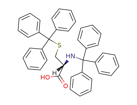 Molecular Structure of 27686-50-6 (TRT-CYS(TRT)-OH)