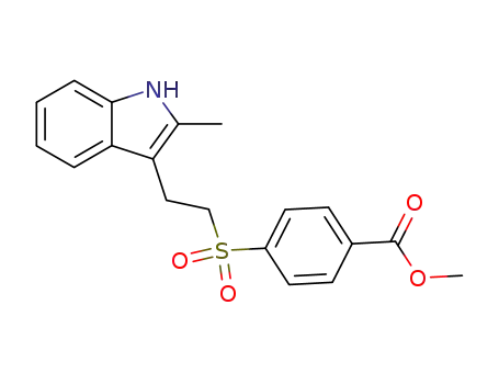 Benzoic acid, 4-[[2-(2-methyl-1H-indol-3-yl)ethyl]sulfonyl]-, methyl ester