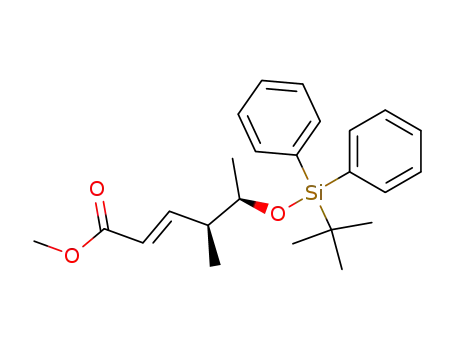 (E)-(4S,5R)-5-(tert-Butyl-diphenyl-silanyloxy)-4-methyl-hex-2-enoic acid methyl ester