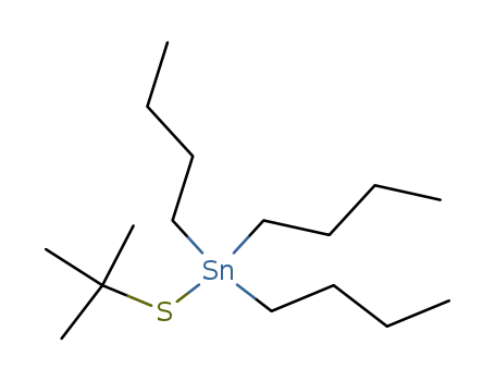 Molecular Structure of 23728-82-7 (Stannane, tributyl[(1,1-dimethylethyl)thio]-)