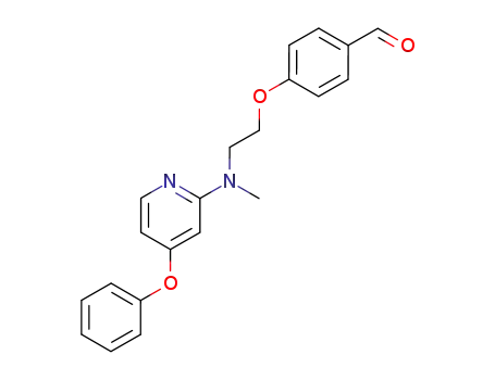 4-{2-[methyl(4-phenoxypyridin-2-yl)amino]ethoxy}benzaldehyde