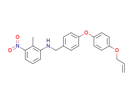 [4-(4-allyloxy-phenoxy)-benzyl]-(2-methyl-3-nitro-phenyl)-amine