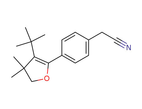 4-tert-butyl-5-[4-(cyanomethyl)phenyl]-3,3-dimethyl-2,3-dihydrofuran