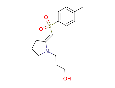 1-Pyrrolidinepropanol, 2-[[(4-methylphenyl)sulfonyl]methylene]-, (2E)-