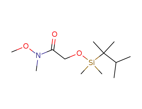 Acetamide,
2-[[dimethyl(1,1,2-trimethylpropyl)silyl]oxy]-N-methoxy-N-methyl-