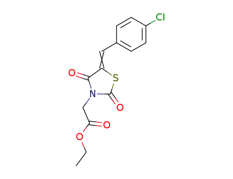 ethyl 2‐[5‐(4‐chlorobenzylidene)‐2,4‐dioxothiazolidin‐3‐yl]acetate