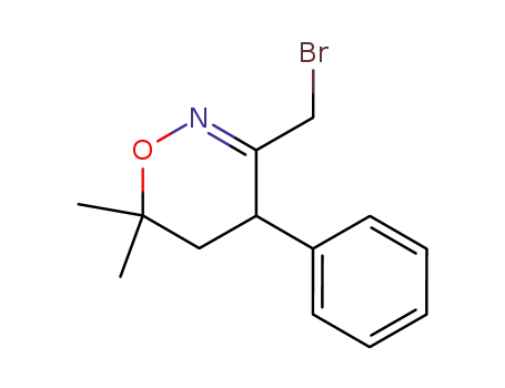 3-(bromomethyl)-6,6-dimethyl-4-phenyl-5,6-dihydro-4H-1,2-oxazine